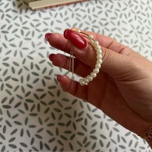 Pearl earrings